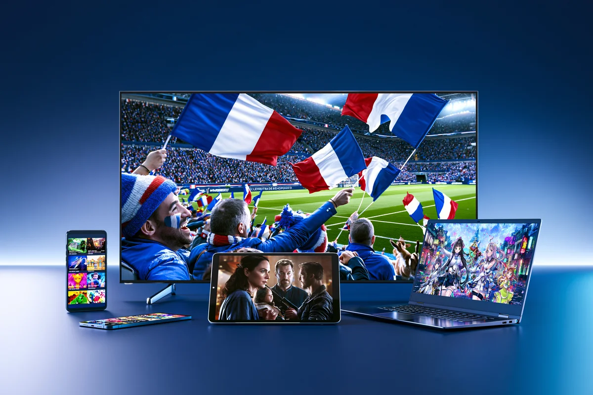 Abonnement IPTV compatible Smart TV, smartphone, tablette et box