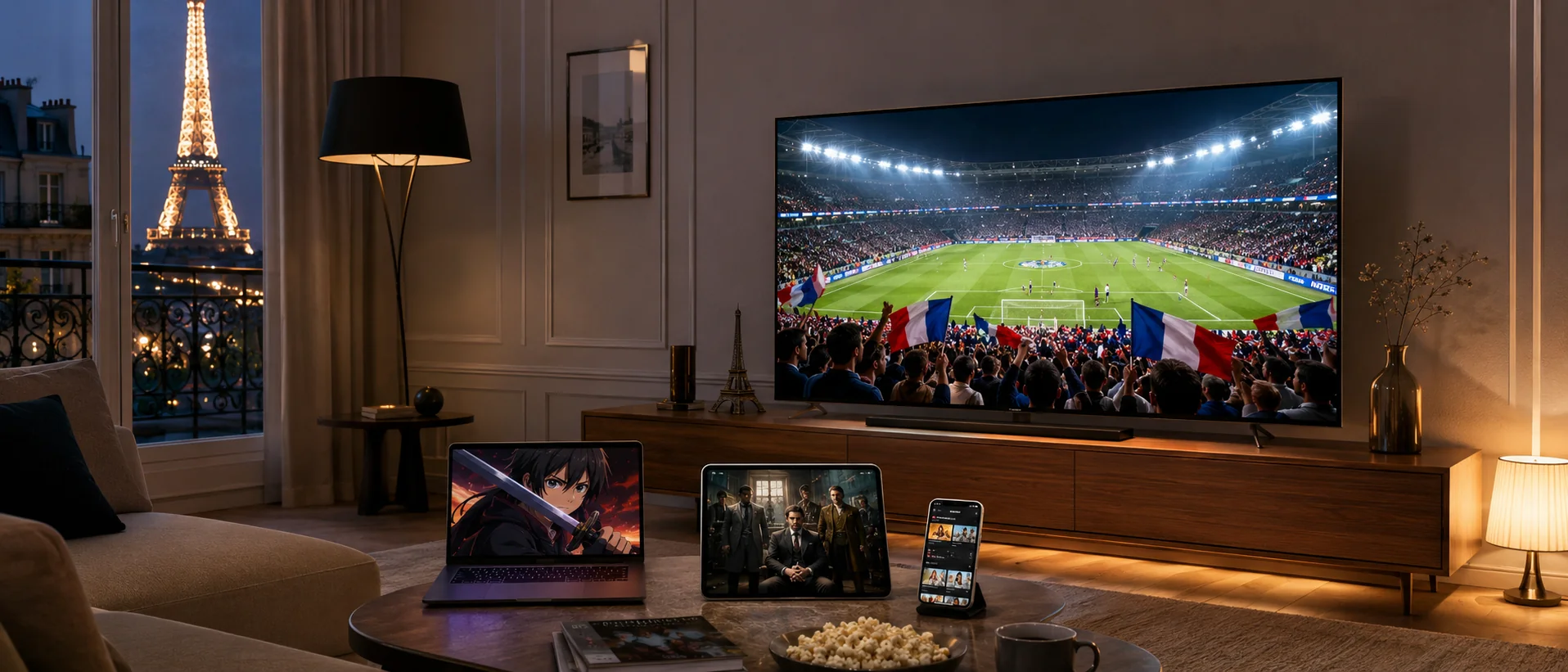 Test IPTV gratuit 24h en accès Pro complet sur écran télé